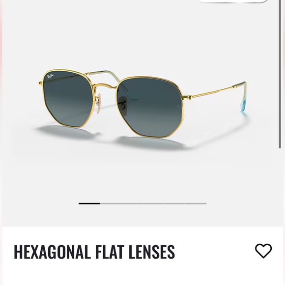 Ray Bans HEXAGONAL FLAT LENSES - Picture 1 of 7